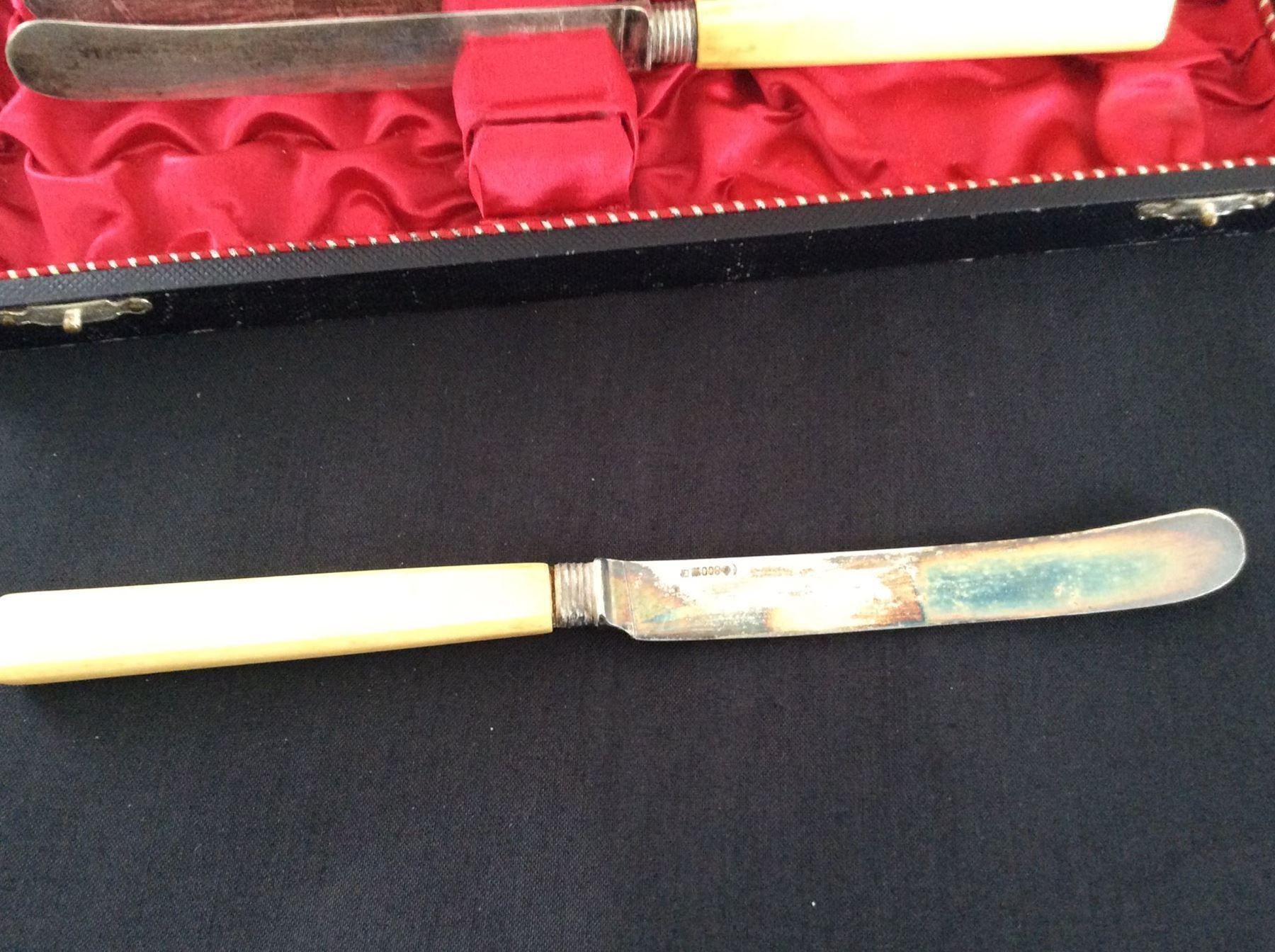 Messer: Messerset Silber 800 – Gebraucht aus Bettwiesen von wicking27 2