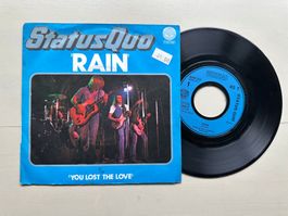 STATUS QUO rare Single Rain Frankreich Kult anderes Cover