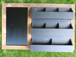 Tafel Schiefertafel div. Fächern Organisator Organizer NEU