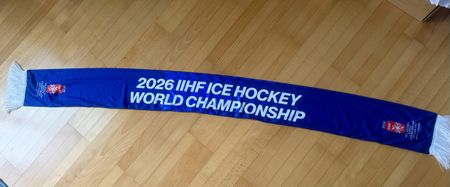 2026 IIHF Ice Hockey WM Schal 'Time to Shine' Souvenirstück