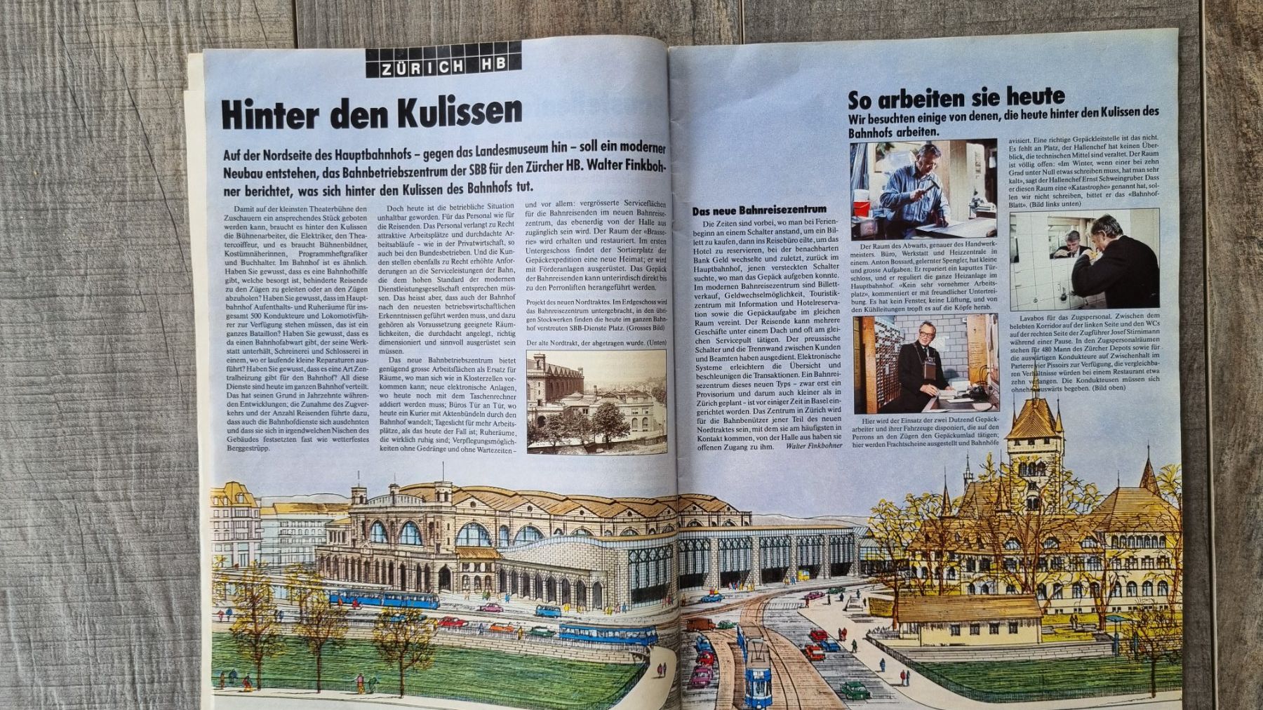 Riviste & Magazine: Zeitschrift SBB BAHNHOFBLATT Nr. 1/88 – Usato da Bözberg venduto da heinz-d 4