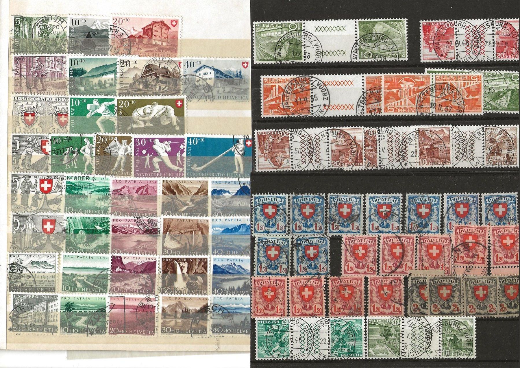Tutti i francobolli: Tolle Sammlung Schweiz – Usato da Schlieren venduto da Sternstunde2