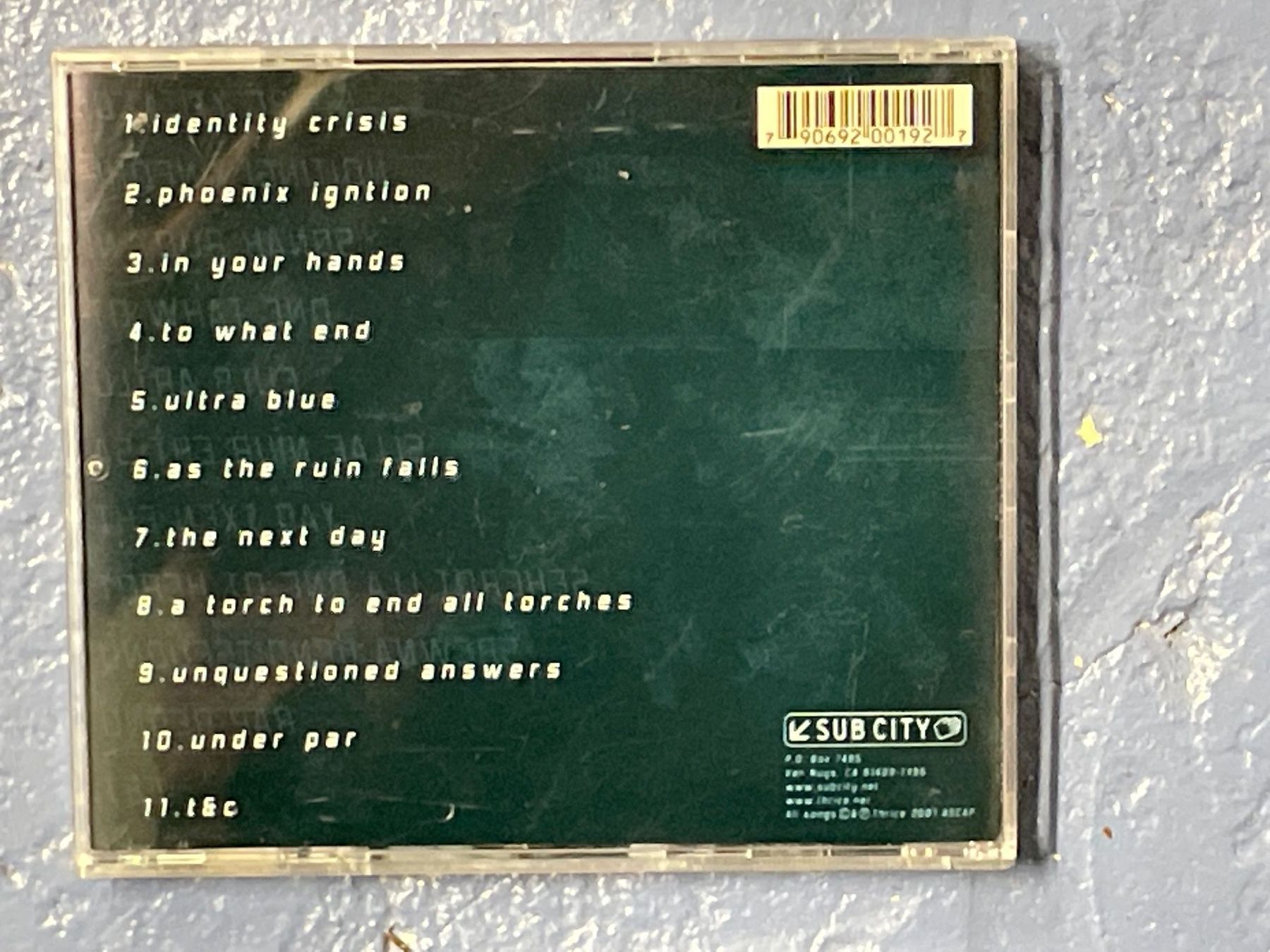 CD: [CD] THRICE - Identity Crisis (2001) – Usato da Frasnacht venduto da DiskSelection 1