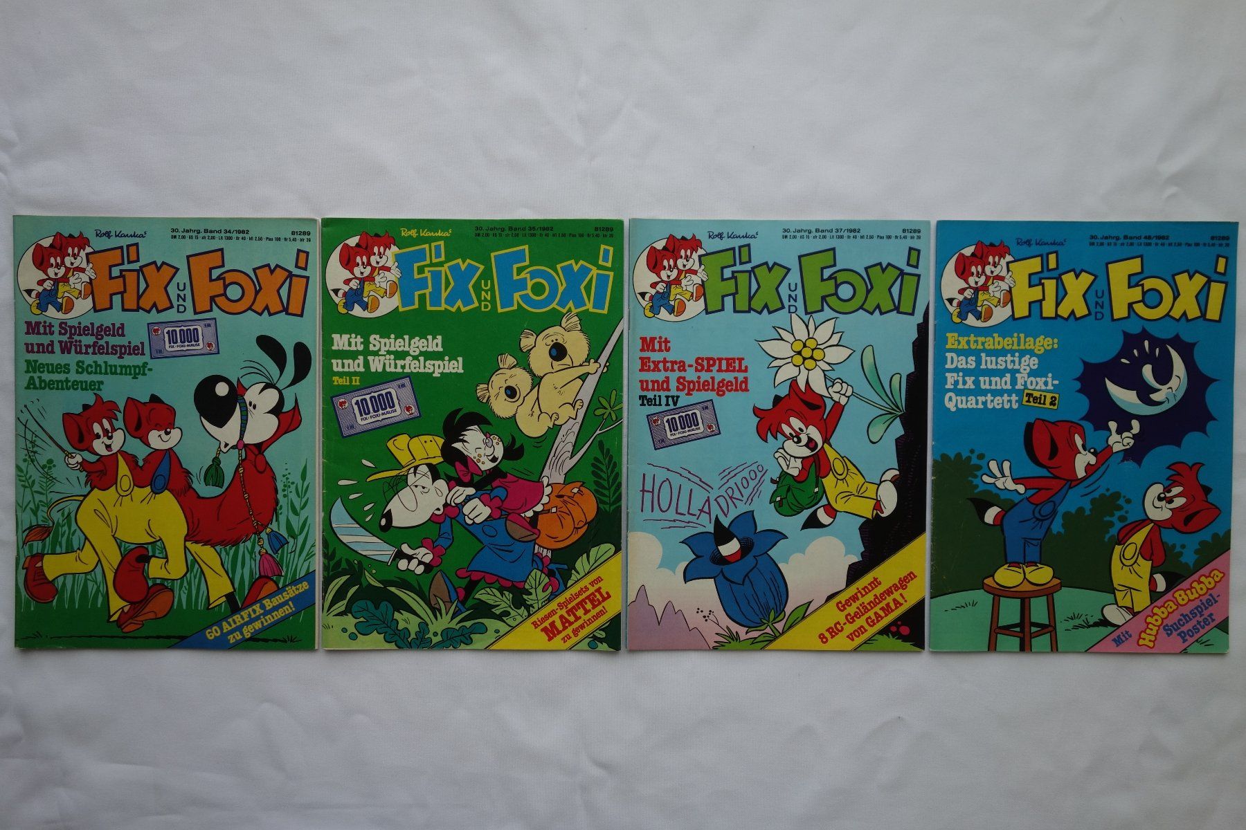 Fumetti: 4 Comic - Hefte Fix und Foxi - Gratis Versand ! – Usato da Luzern venduto da ron_35