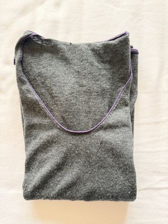 Feiner Woll-Seidenpullover anthrazit, edel! Gr. M
