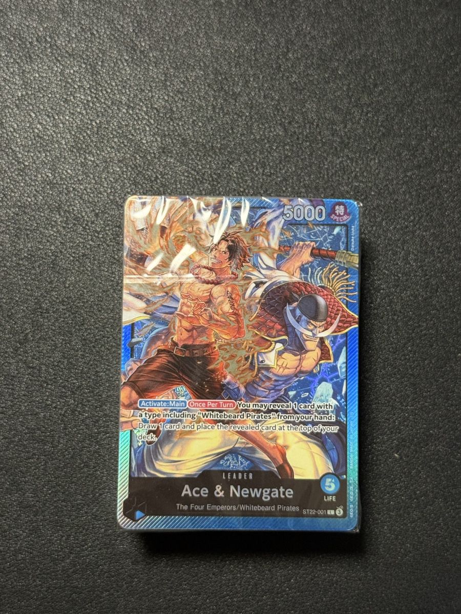 Carte One Piece One Piece TCG Starter Deck: Ace & Newgate (ST-22) - 51 Card  Whitebeard Pirates Deck One Piece Tcg English