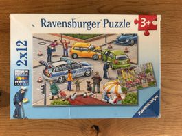 Ravensburger Puzzle 2x12 Teile Polizei