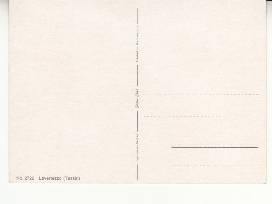 Cartoline postali: Lavertezzo ca. 1970 – Usato da Bürglen TG venduto da StampGraf 1
