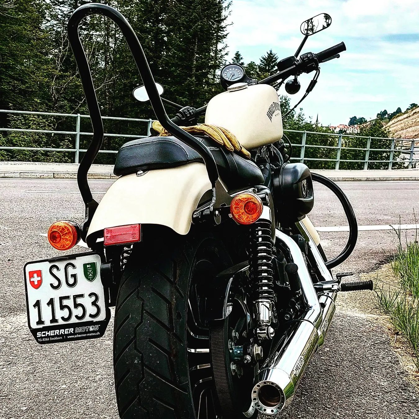 Harley-Davidson Chopper: HARLEY-DAVIDSON Sportster 883 Iron mit ABS – Usato da Thal venduto da P_Egli 3