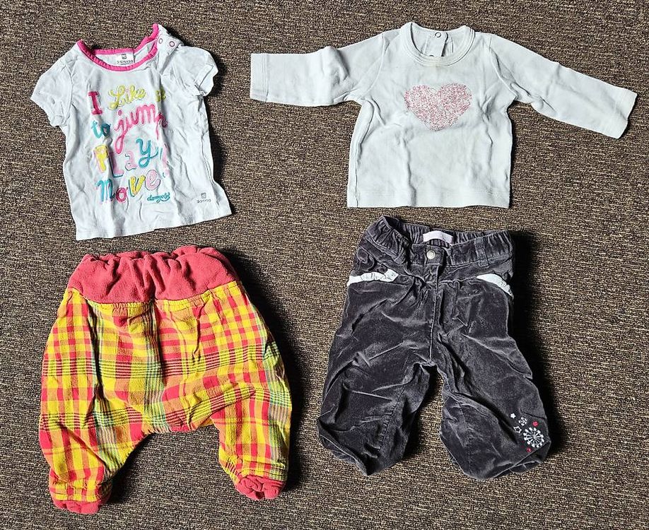 Lot De Vêtements Bébé Fille 6-9 Mois - Marques Mothercare, Next, George, Etc. - Occasion Très Bon état