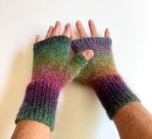 Fingerlose Handschuhe, Stulpen mit Daumen, Handwärmer