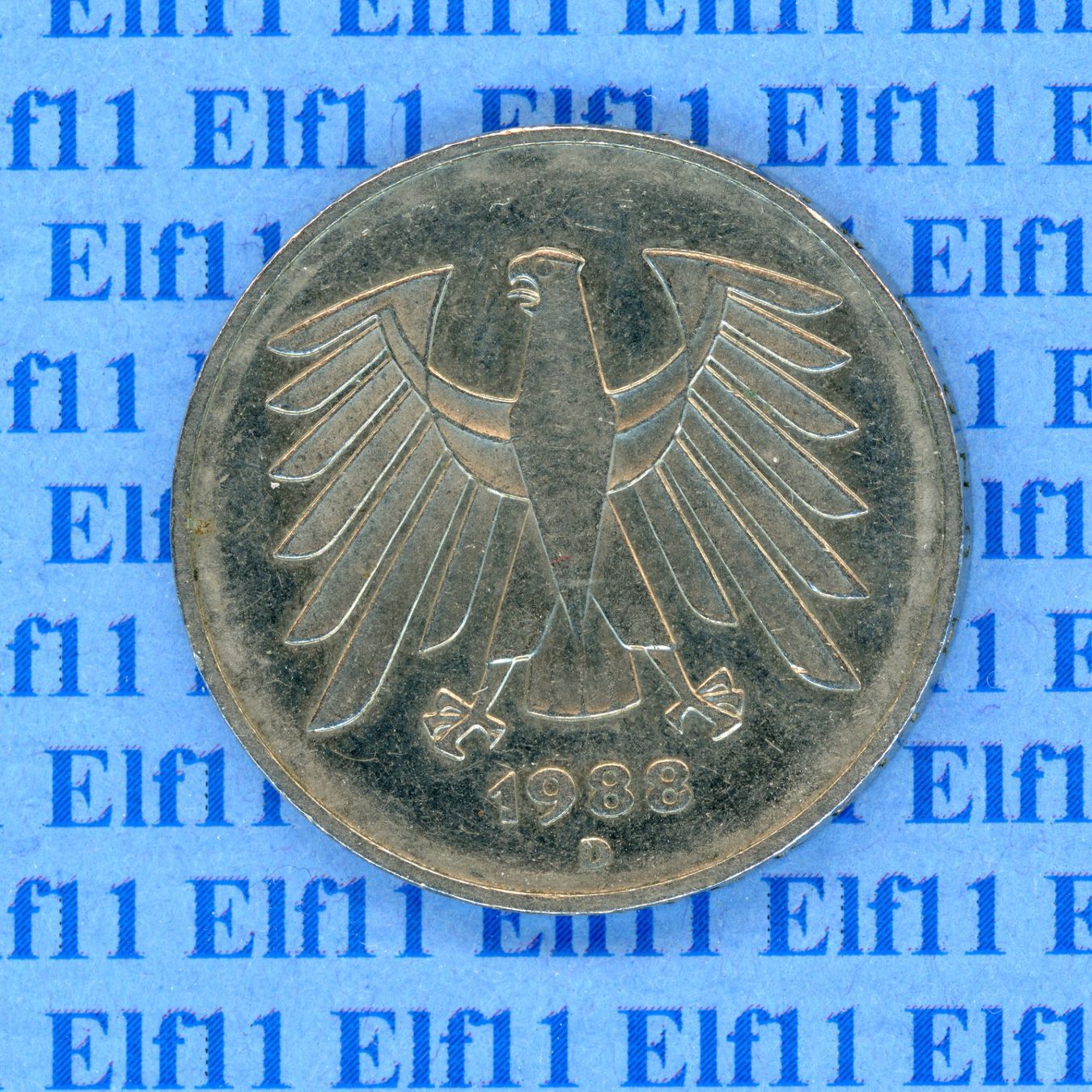 Alle Münzen: DEM___5.00 1988D -vz 5 Deutsche Mark – Gebraucht aus Widnau von Elf11