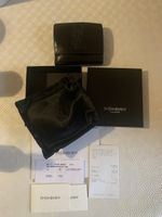 YSL portefeuille vintage cuir vernis noir