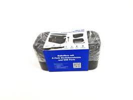 LOGILINK Kabelbox mit 5-Fach Steckdosenleiste