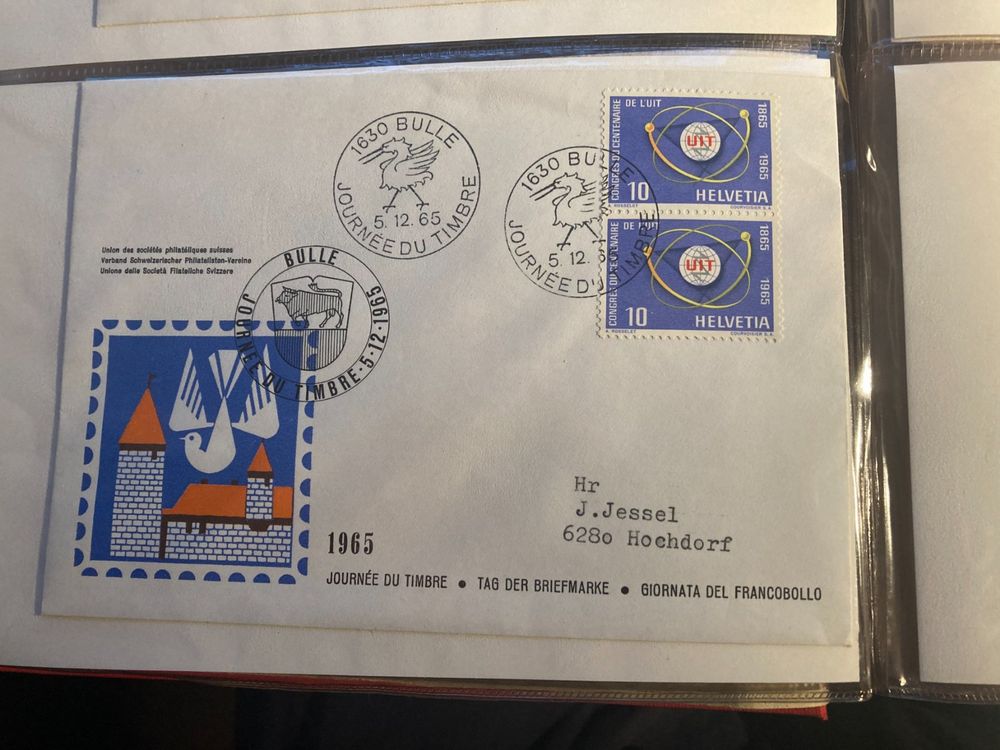 Polen Briefmarken 1965 „Tag Der Briefmarke“ – 1621Zf-1622Zf Mit Zierfeld, Postfrisch MNH
