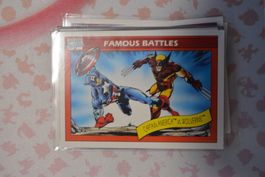 Marvel Universe 1990 - Captain America vs Wolverine
