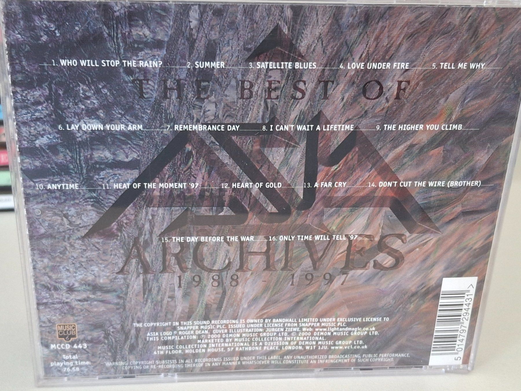 CD: CD  ASIA - Archives 1988-199 – Usato da Aarberg venduto da Jackup1 1
