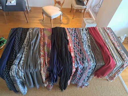 Pashmina 16 pièces 