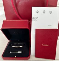 Cartier Love Weissgold Gr 18 - Full Set