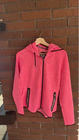 Superdry Sport Kapuzenhoodue pink guter Zustand