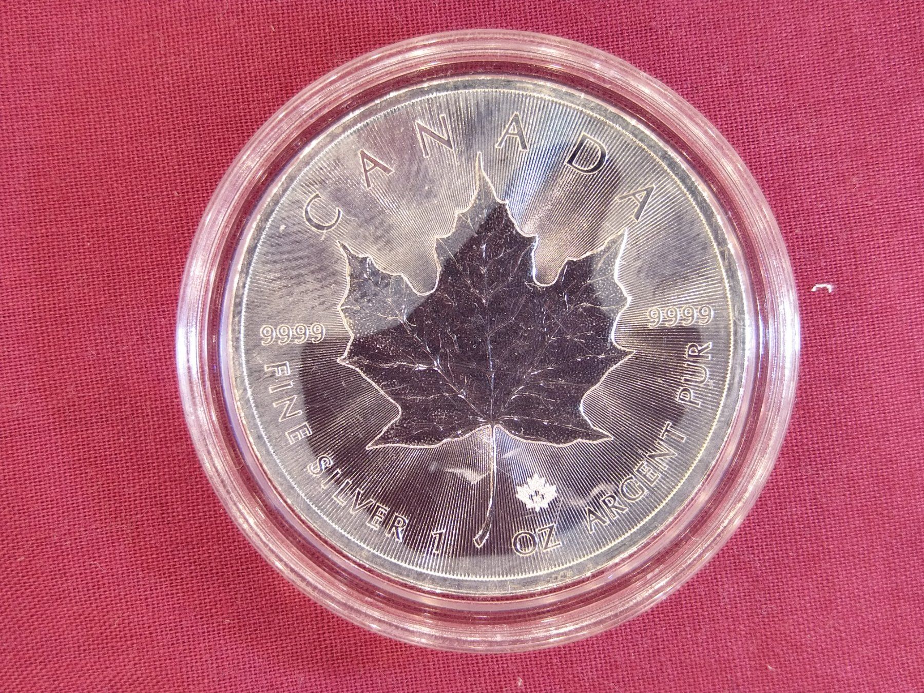 Alle Münzen: Silber Maple Leaf 1 oz - 2015 – Gebraucht aus Dättlikon von Quarz58