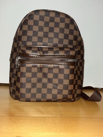 Louis vuitton Rucksack braun kariert 