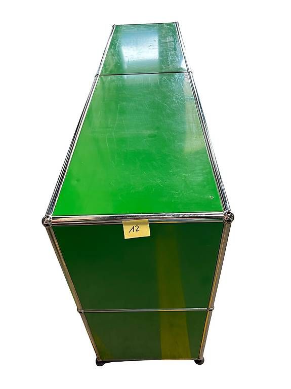 Regale: USM Haller Sideboard/RegalGrün mit 4 offenen Fächern (2x2) – Gebraucht aus Bottmingen von lia_pf9x 2