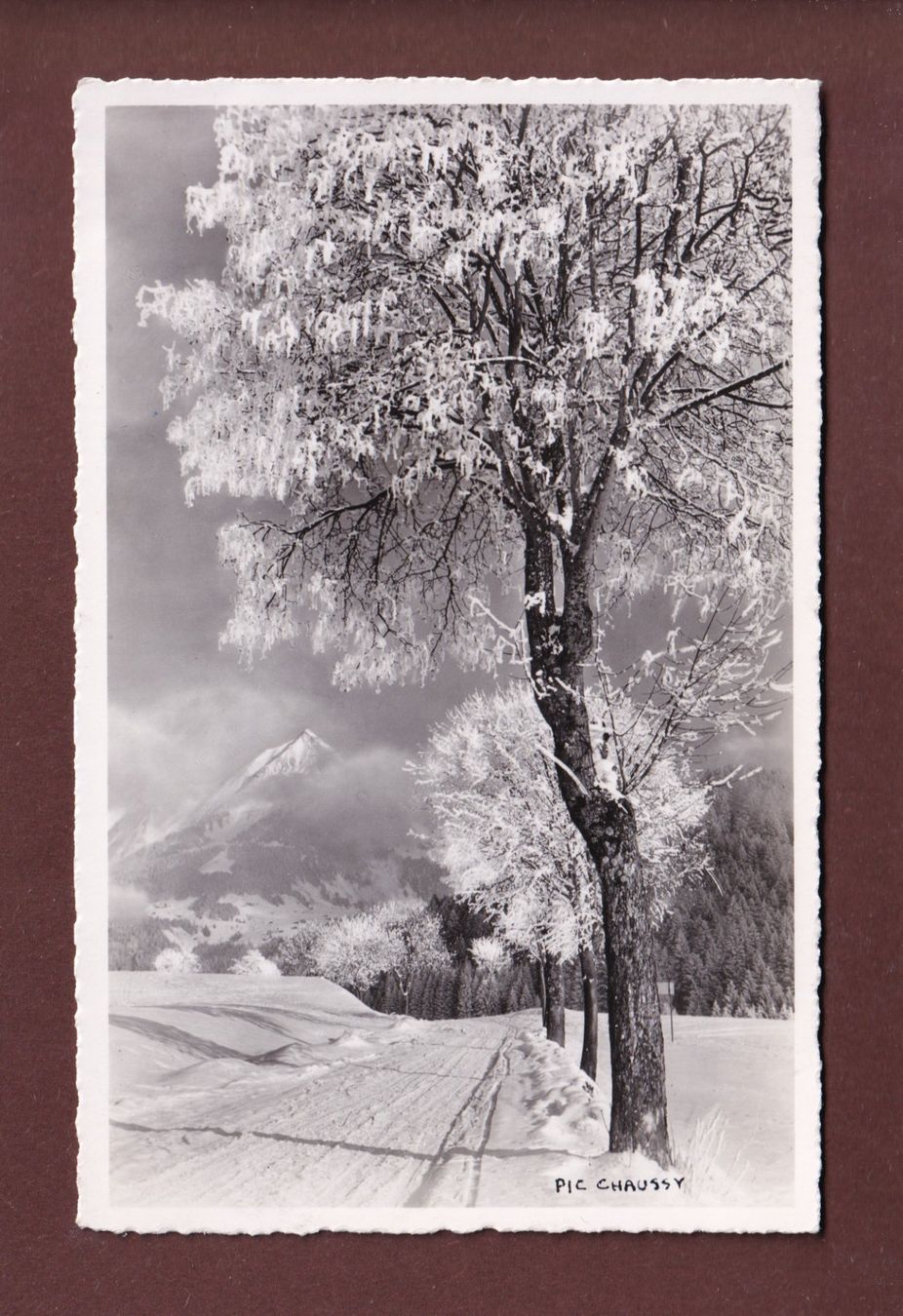 Ansichtskarten: LEYSIN - PIC CHAUSSY - 1942 – Gebraucht aus Pully von nicecards