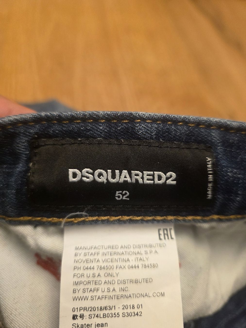 Dsquared2 Jeans: Dsquared2 Herren Jeans, Grösse 52. – Usato da Winterthur venduto da Panda1993 5