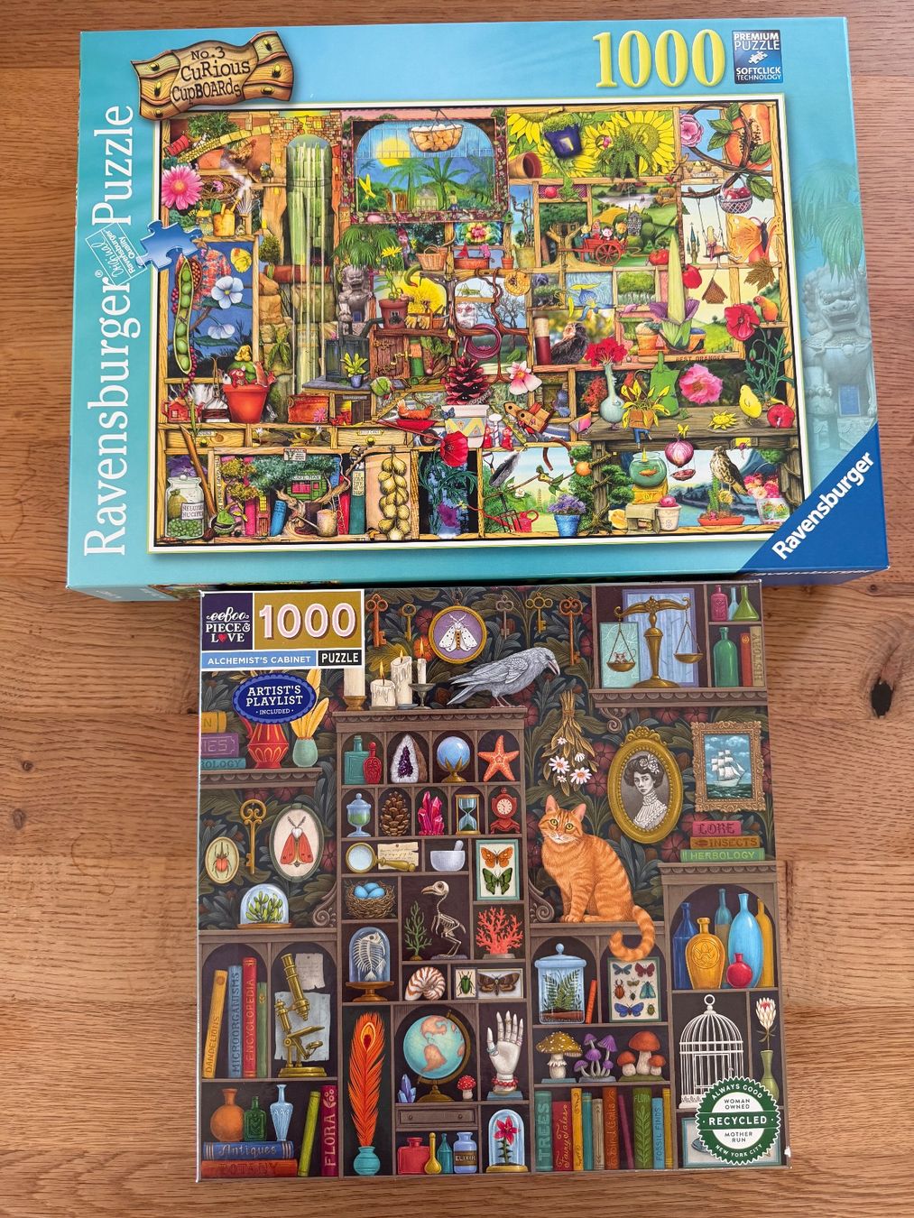 Puzzle: 2er Set Puzzle "Bücherregale" 1000 Teile – Usato da Herrliberg venduto da damianne