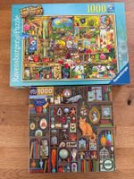 2er Set Puzzle "Bücherregale" 1000 Teile