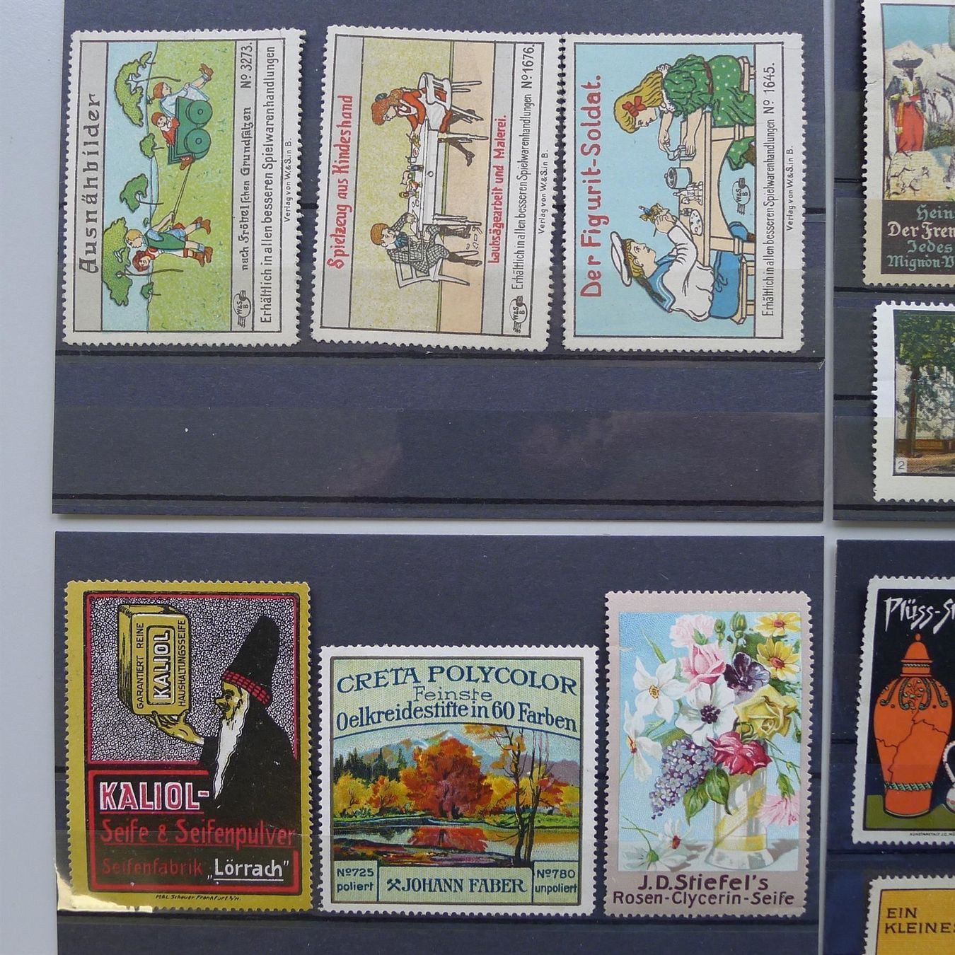 Tutti i francobolli: WERBEVIGNETTEN, kleine, saubere Sammlung ! – Usato da Sursee venduto da Luzernerraute 1