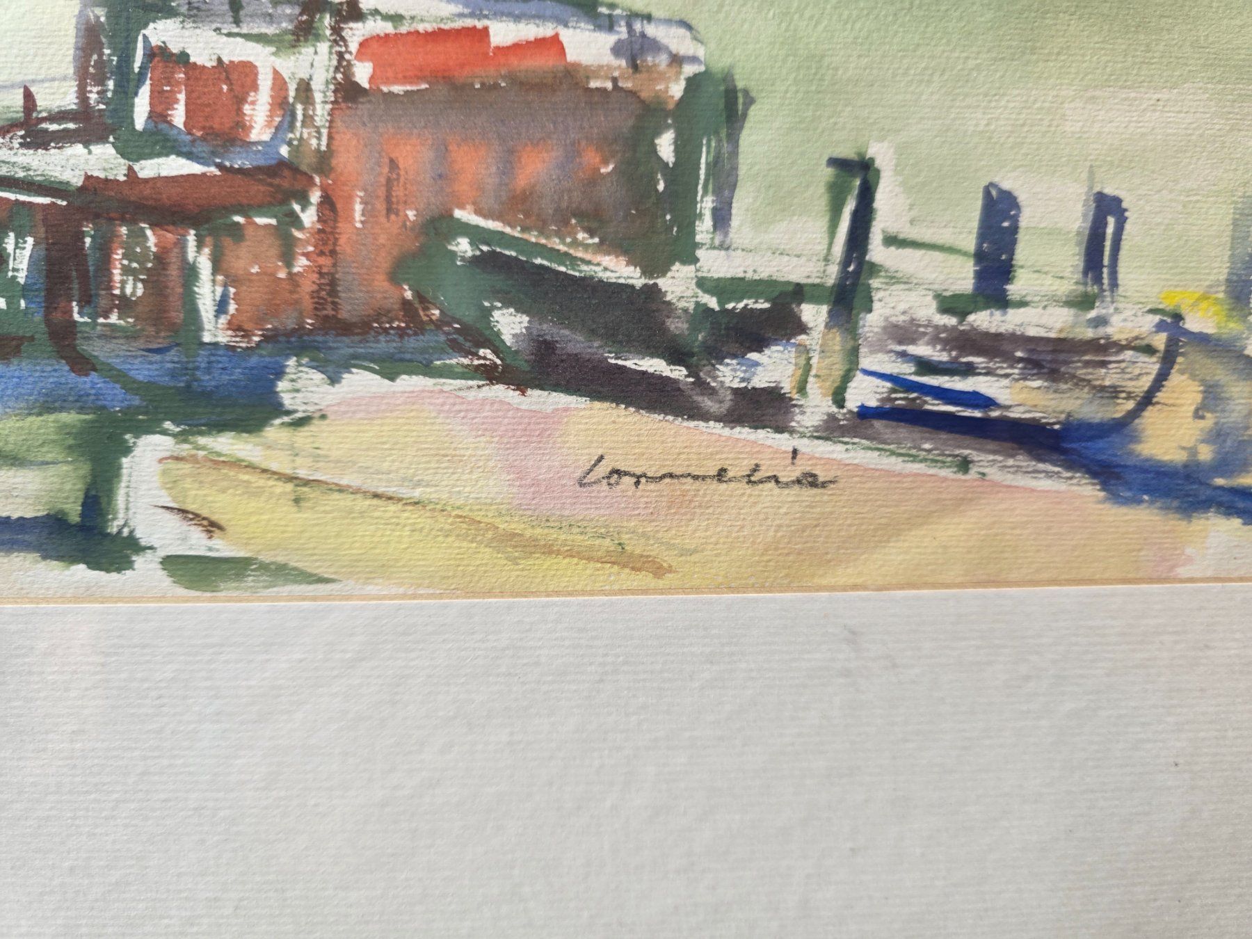 Dipinti: Gemälde Bild Aquarell Cornelia - Napoli 1955 – Usato da Walterswil BE venduto da Lonitti 4
