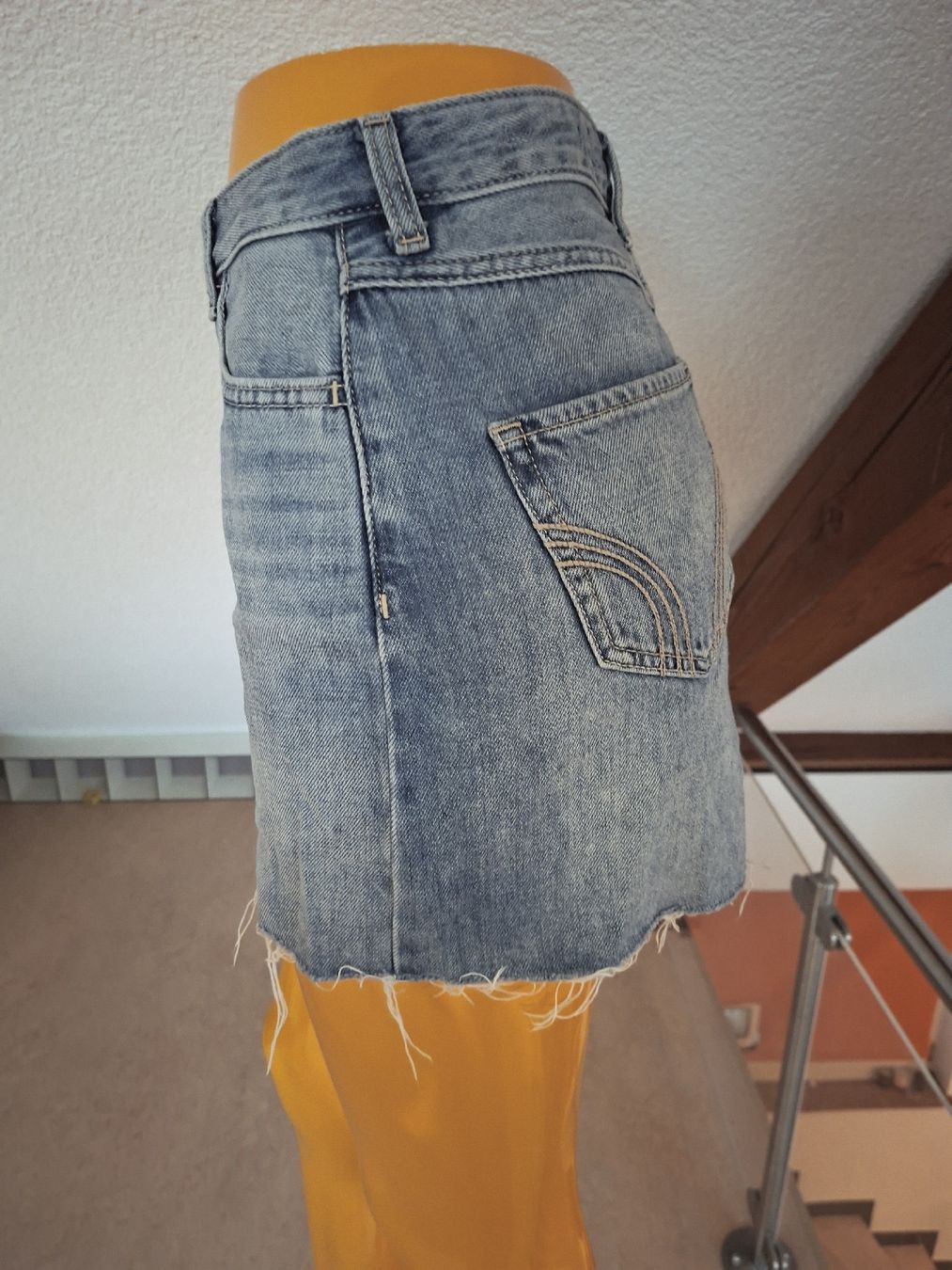 Hollister Röcke: Hollister Jeansrock, Gr. w25, hellblau – Gebraucht aus Klingnau von vollmond36 1