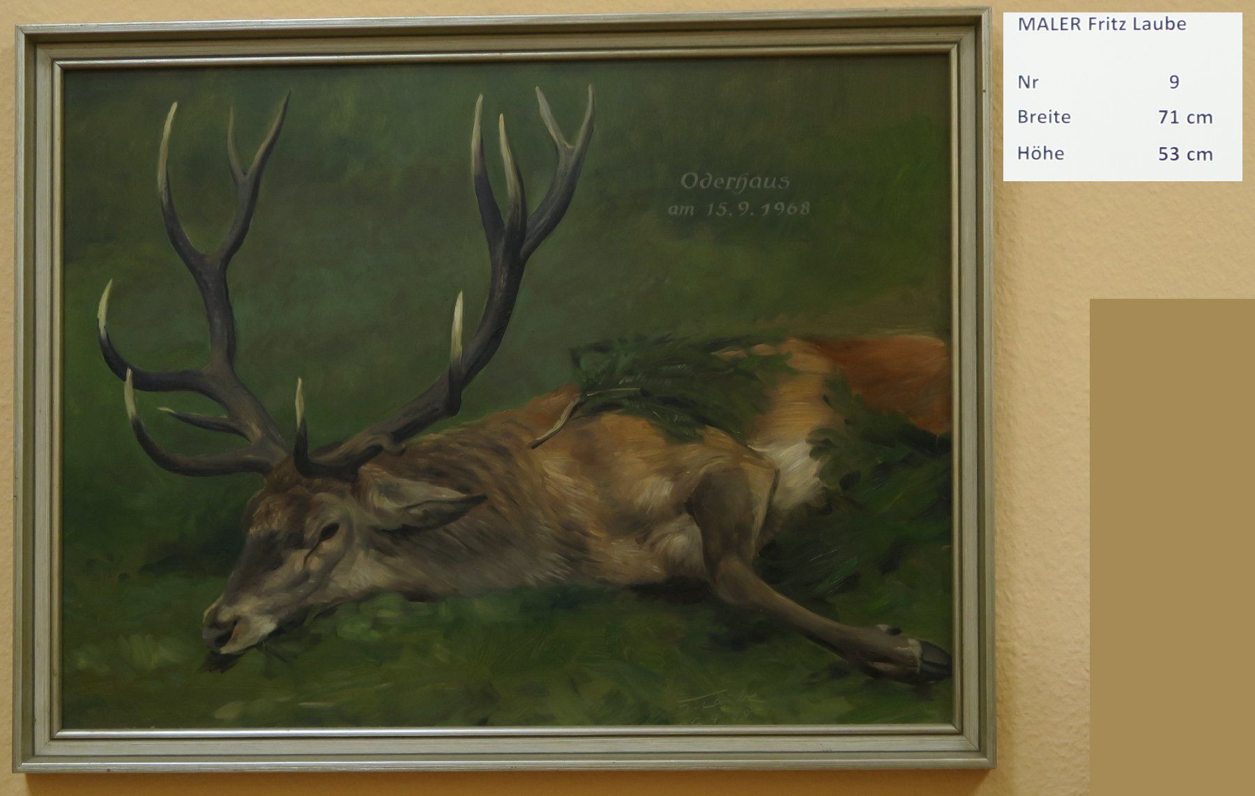 Tableaux: Jagdtrophäe – D'occasion à Zürich par holgerdrechsler