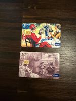 Zwei Karten aus Swisscom Fixnet Taxcards-Serie