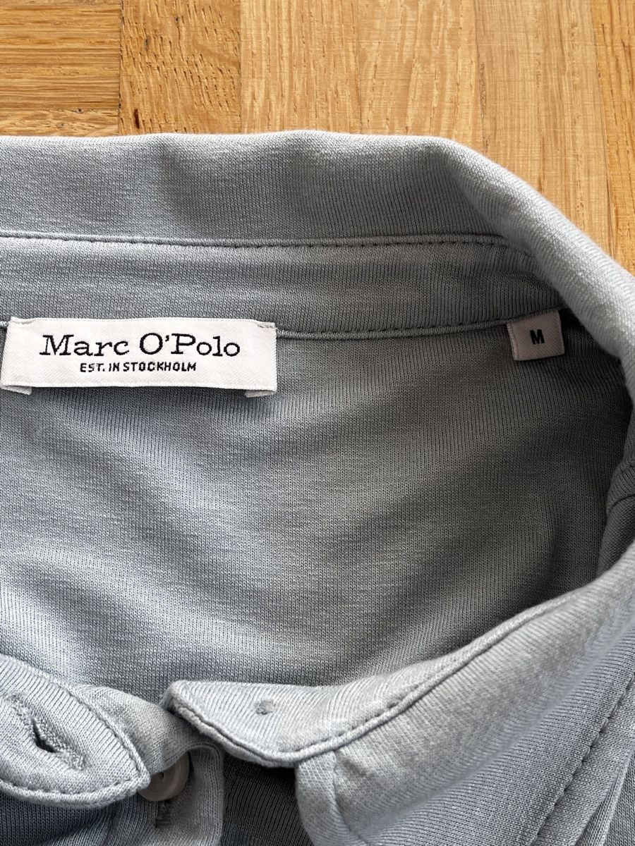 Marc O'Polo Camicette: Marc O'Polo Hemd Langarm eisblau Gr. M – Usato da Zürich venduto da Kleanthy 2