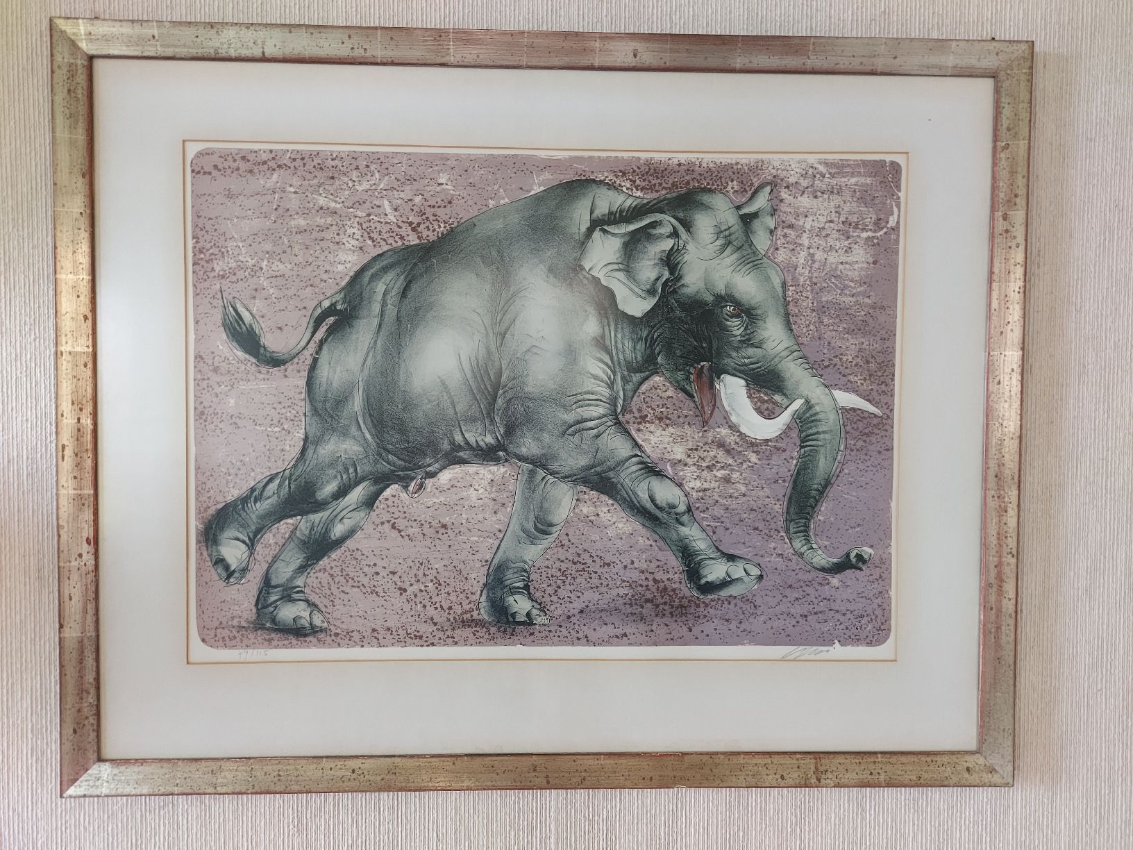 Arts picturaux & lithographies: Lithographie HANS ERNI Elefant – D'occasion à Farnern par rehafach 1