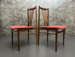 Mid Century Teak Stühle Dänemark 60er Design Esszimmerstühle