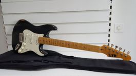 LTD ST-203 BLK Maple Distresse e-gitarre ,neuwertig