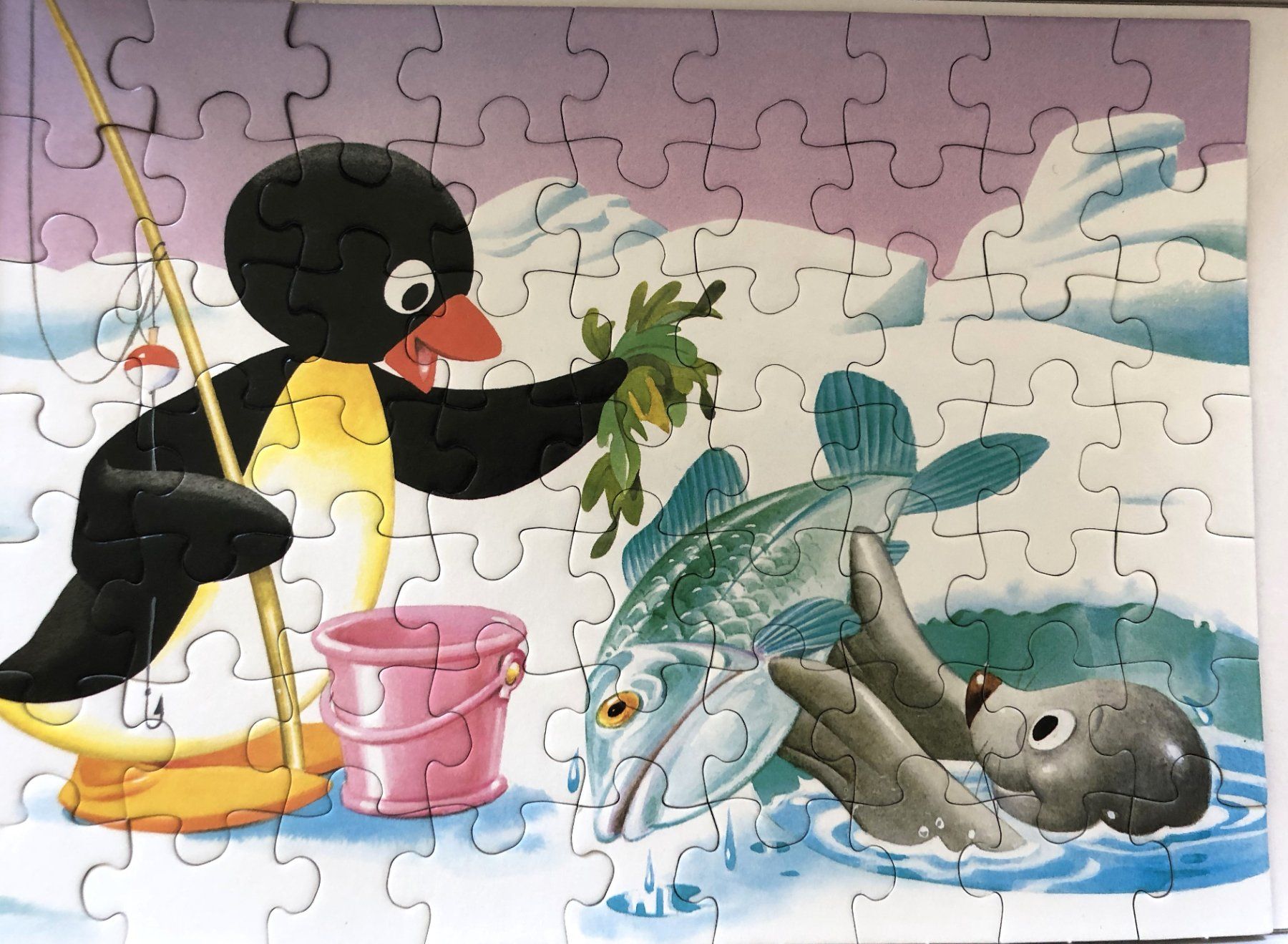 Puzzle: PINGU - PUZZLE - 63 Teile - Editoy 1990 – Usato da Schaffhausen venduto da durruti 1