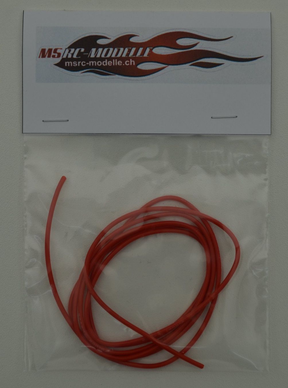 RC Modellbau: Silikonkabel Kupferlitze AWG22 1m Rot – Neu und originalverpackt aus Rüti von MSRCModelle