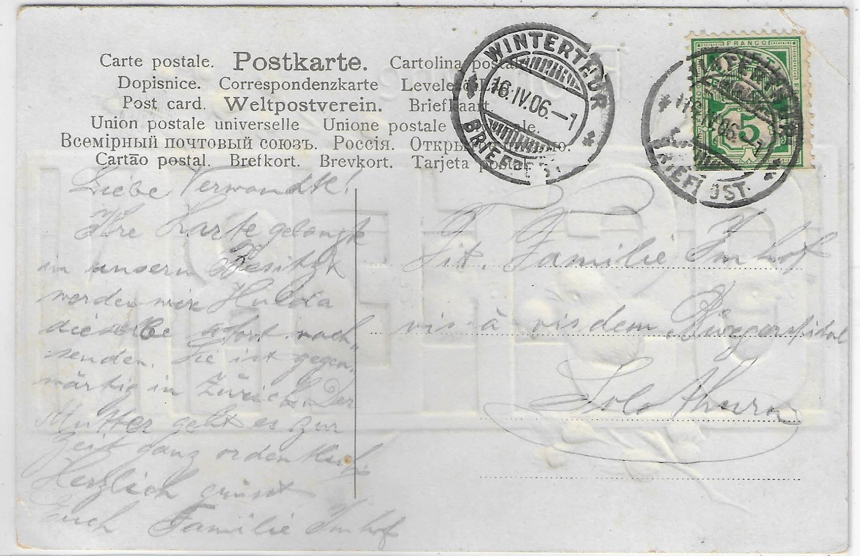 Cartoline postali: Fröhliche Ostern - Joyeuses Paques – Usato da Ettingen venduto da Kartenplanet 1