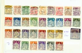 CH Sammlung ab Tell/Rahmen auf Steckkarte (C185)