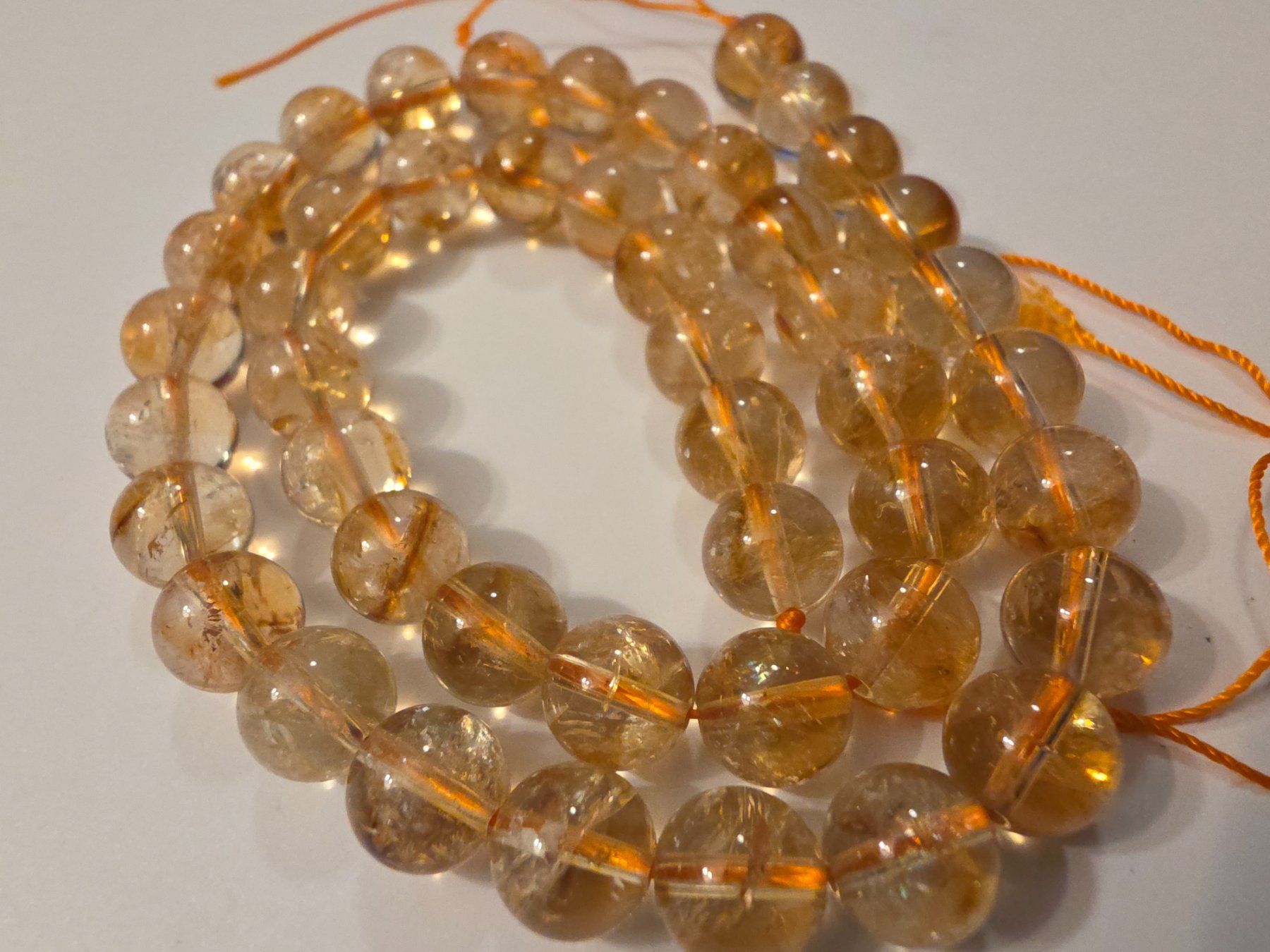 Minerali & Pietre curative: Citrin 8mm. Strang – Nuovo e nell'imballaggio originale da Menziken venduto da Mirager 6