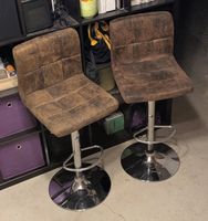 Barhocker mit Lehne höhenverstellbar
