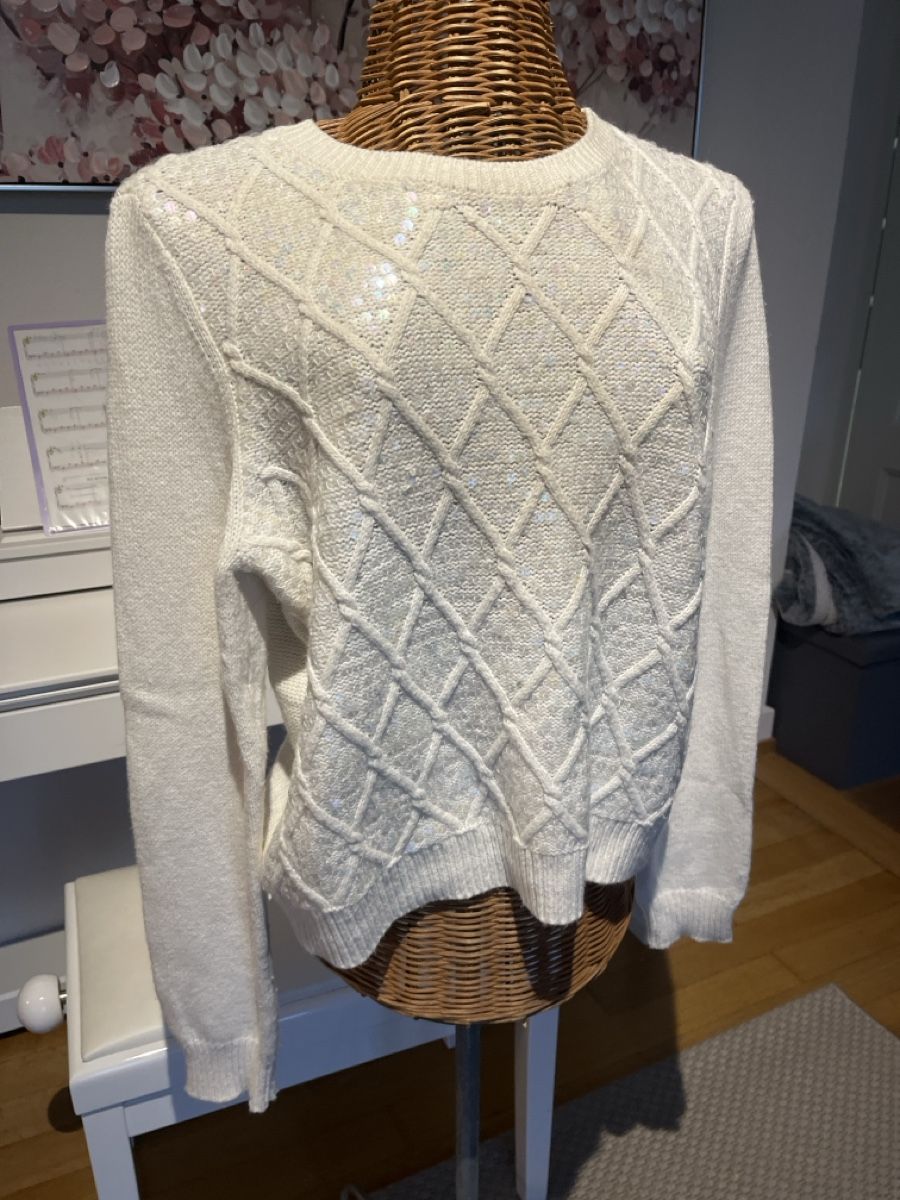 H&M Maglioni & Felpe: Strickpullover mit Pailletten, H&M, M – Usato da Solothurn venduto da Bobesch08 3