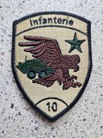 Badge Infanterie 10 mit klett ***