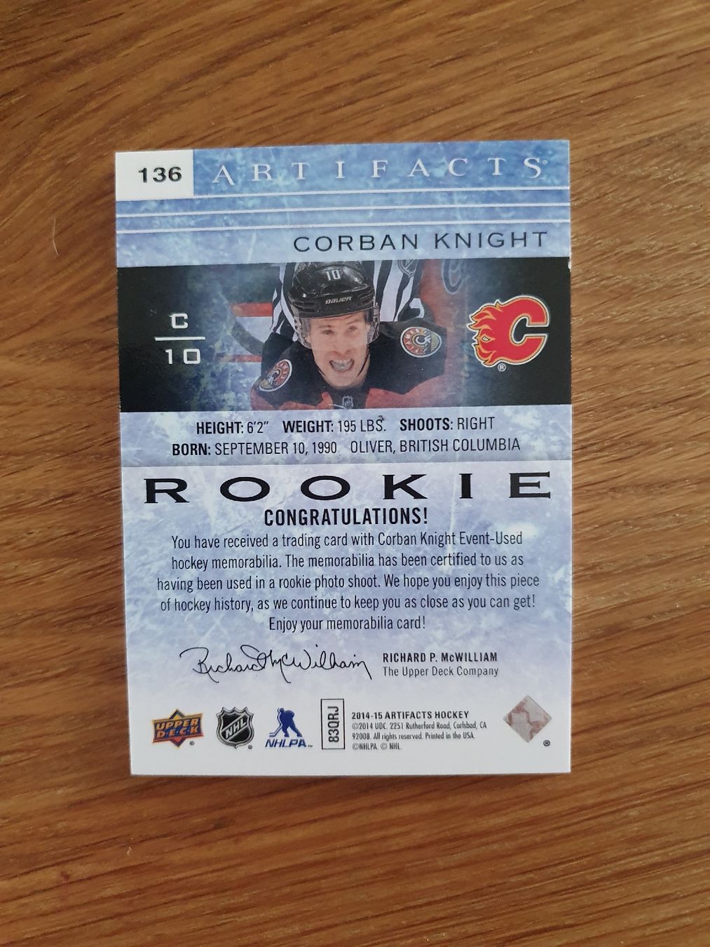 NHL Sammelbilder & Trading cards: NHL Rookie Karte – Gebraucht aus Büren an der Aare von Trash4 1