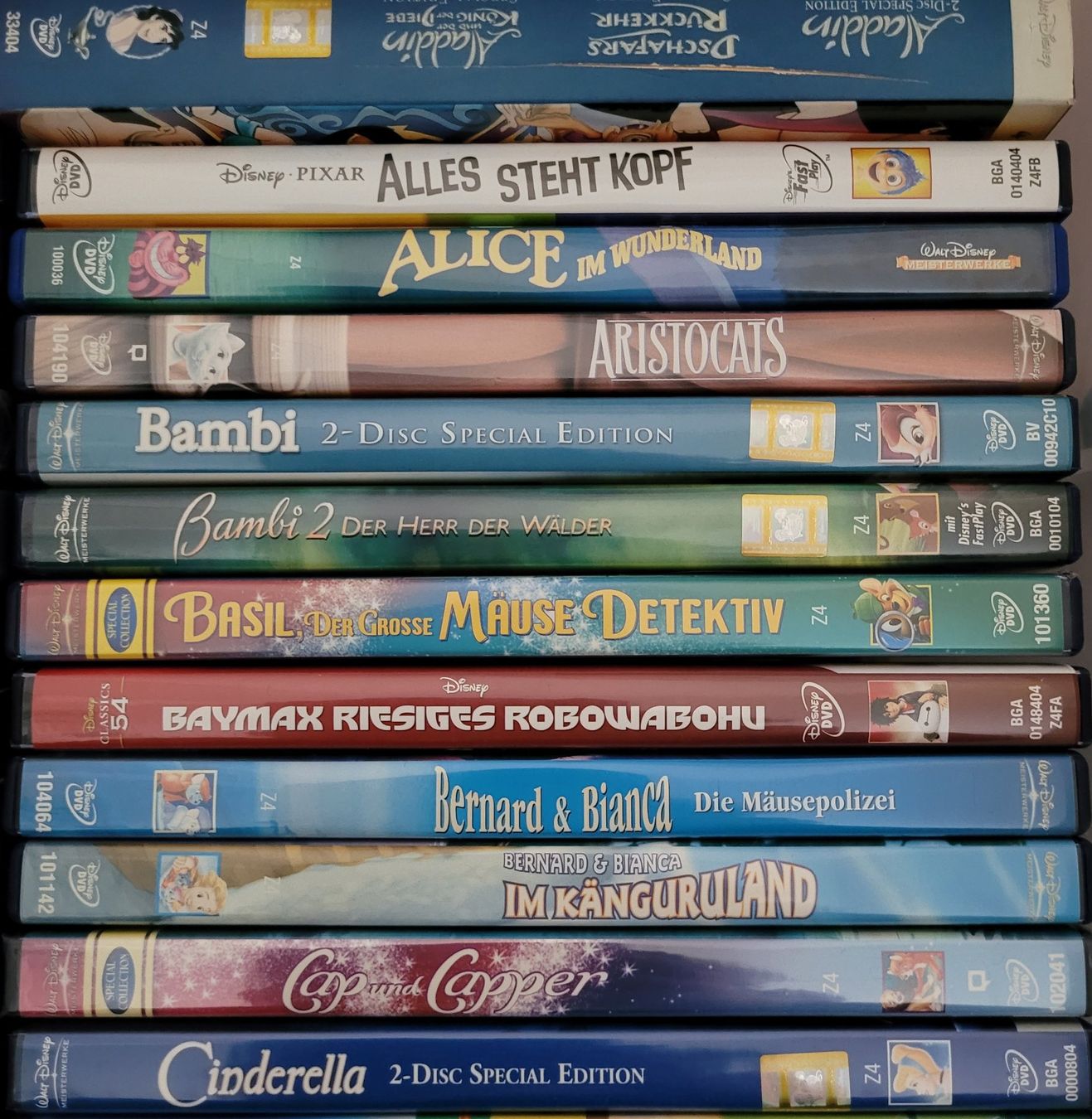 Tutti i DVDs: Konvolut 54 Disney / Pixar DVDs – Usato da Würenlos venduto da Felisha 2
